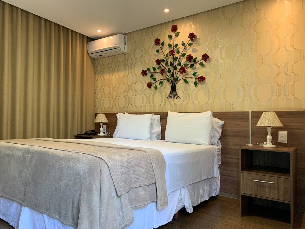 Quarto duplo com varanda