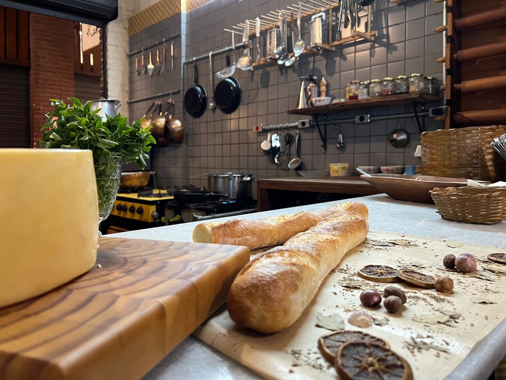 A cozinha da cantina