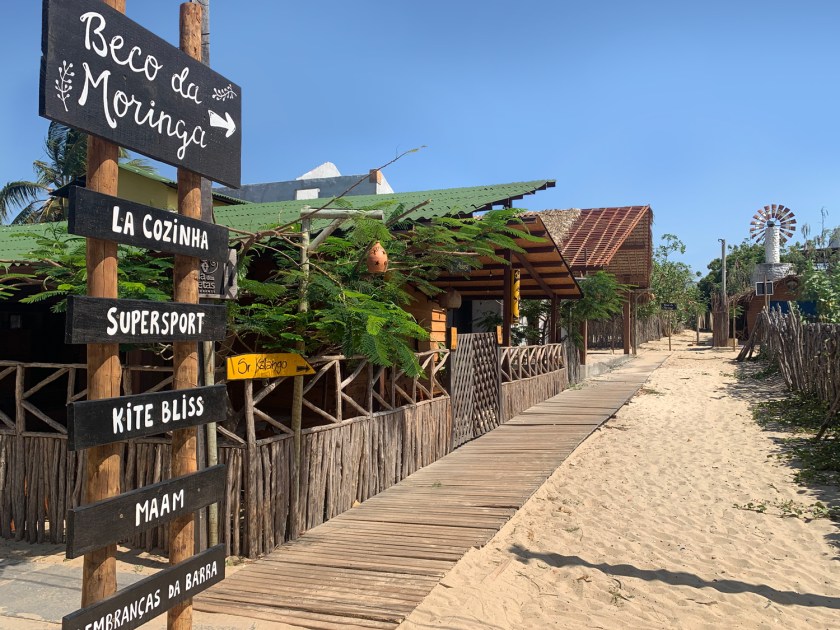 Ruas de areia e becos