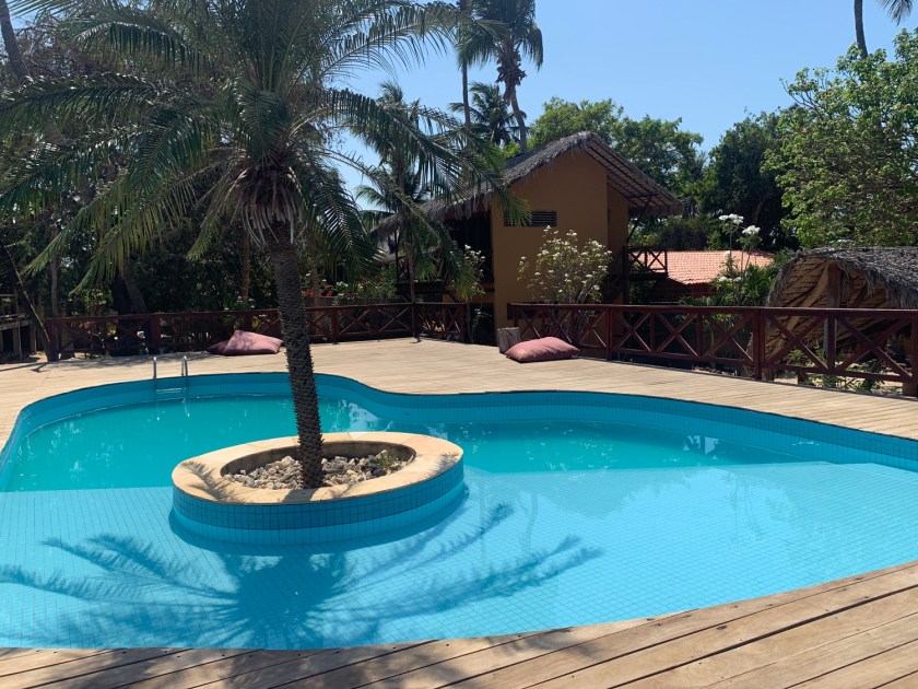 Piscina na área externa