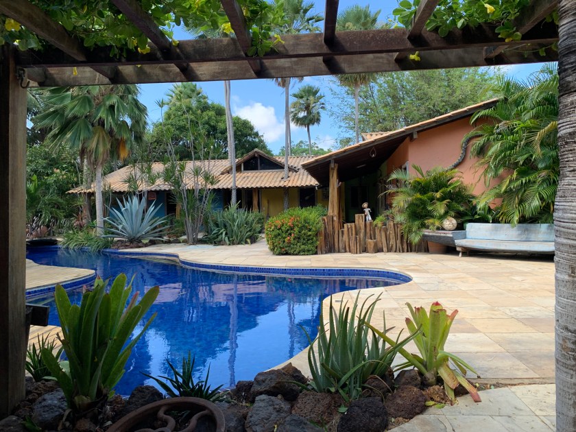 Piscina na área externa