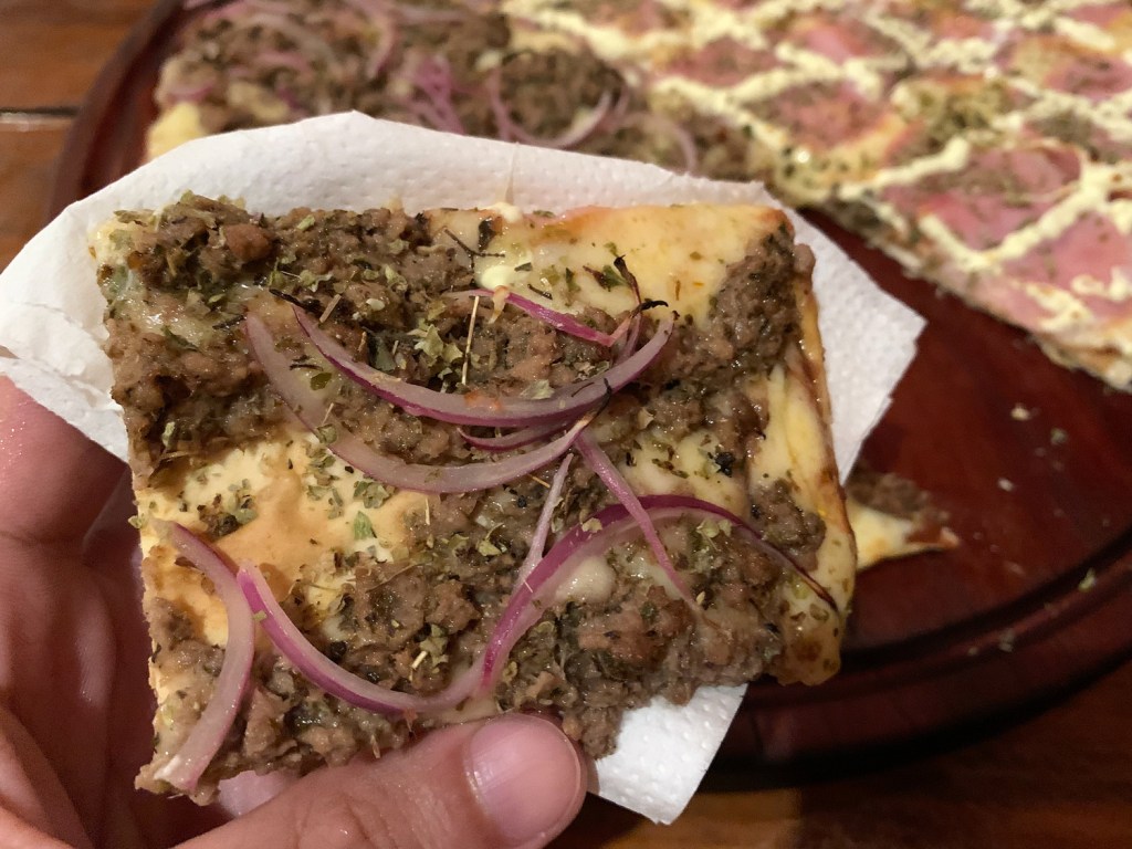 Pizza como aperitivo