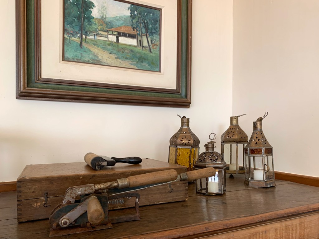 Decoração com antiguidades