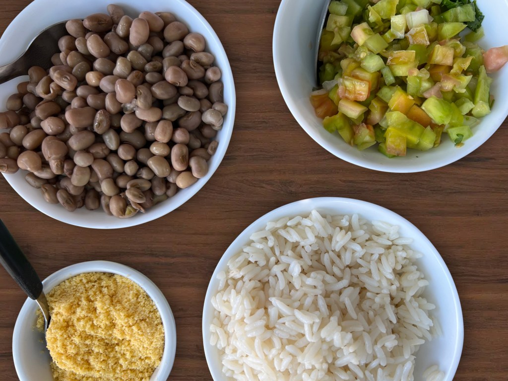 Acompanhamentos da refeição