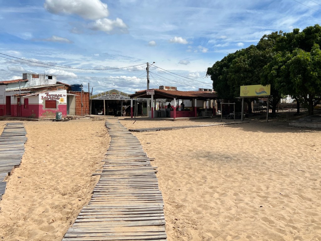 Chegada na ilha