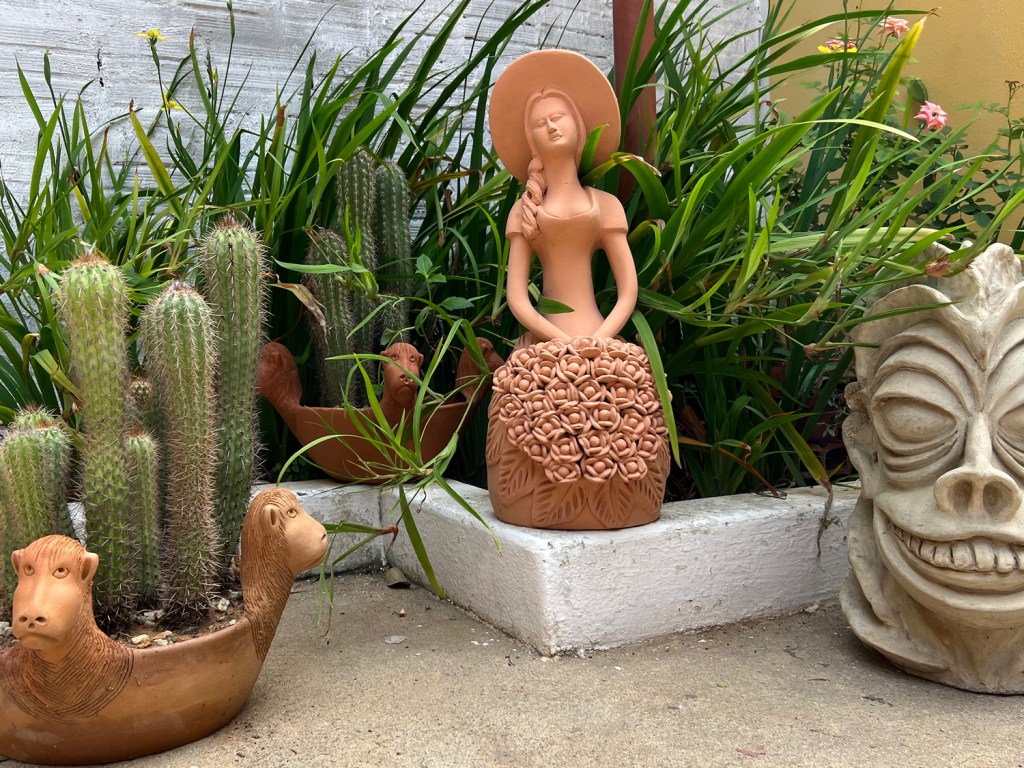 Decoração no jardim