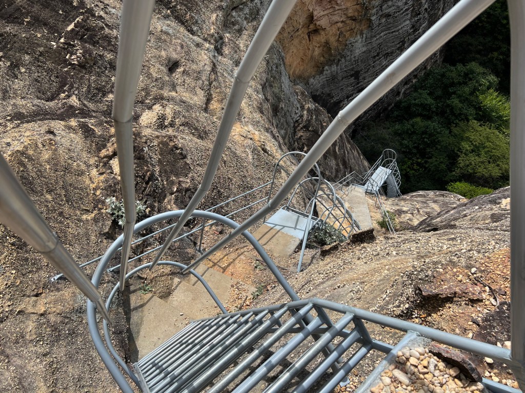 Degraus da escada nova