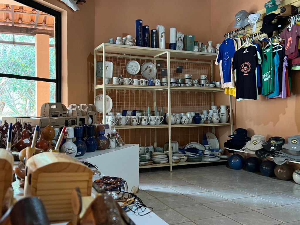 Loja na entrada do parque