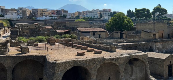 Vesúvio visto de Ercolano