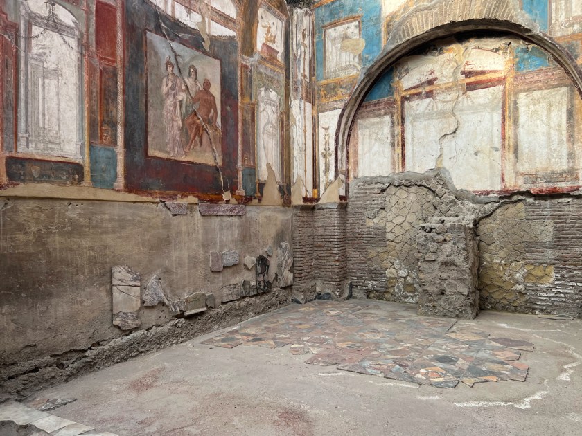 Decoração com afrescos