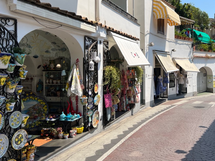 Lojas na área turística