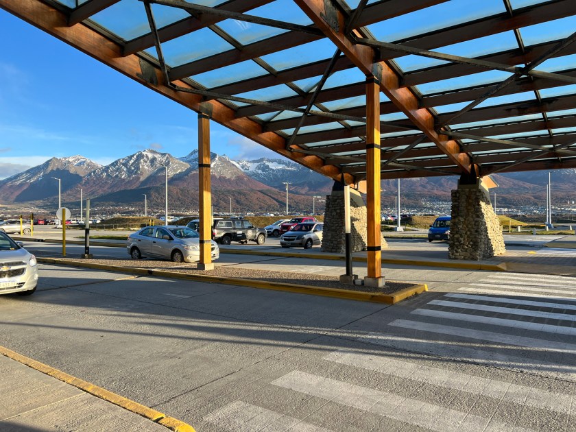 Cidade vista a partir do aeroporto