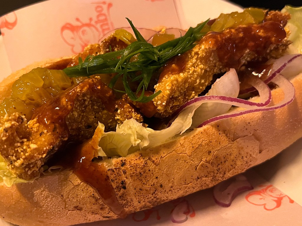 Street po-boys de frango crocante