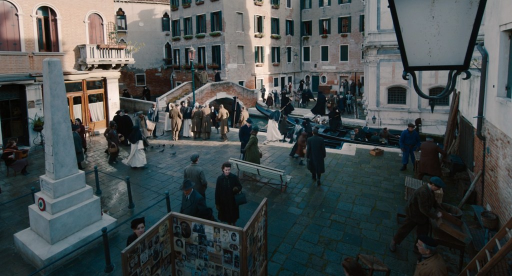 Praça em uma das ilhas