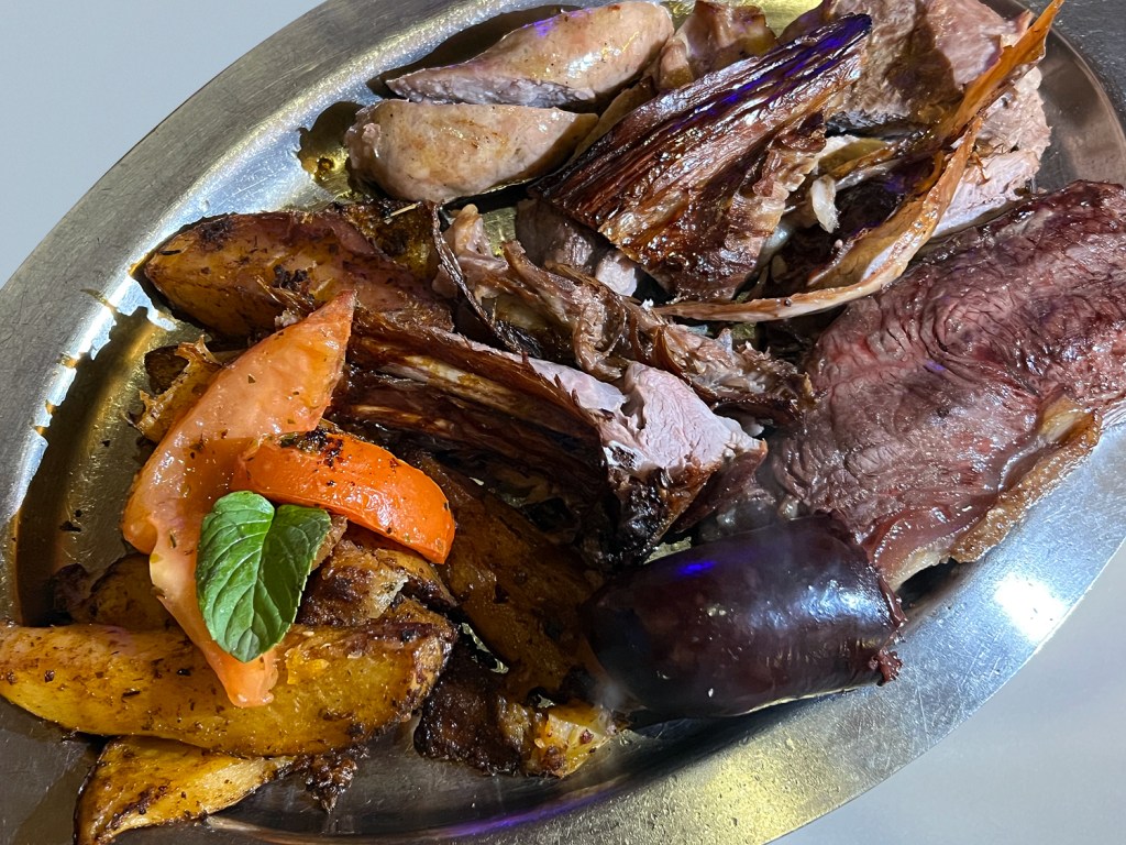 Churrasco típico argentino
