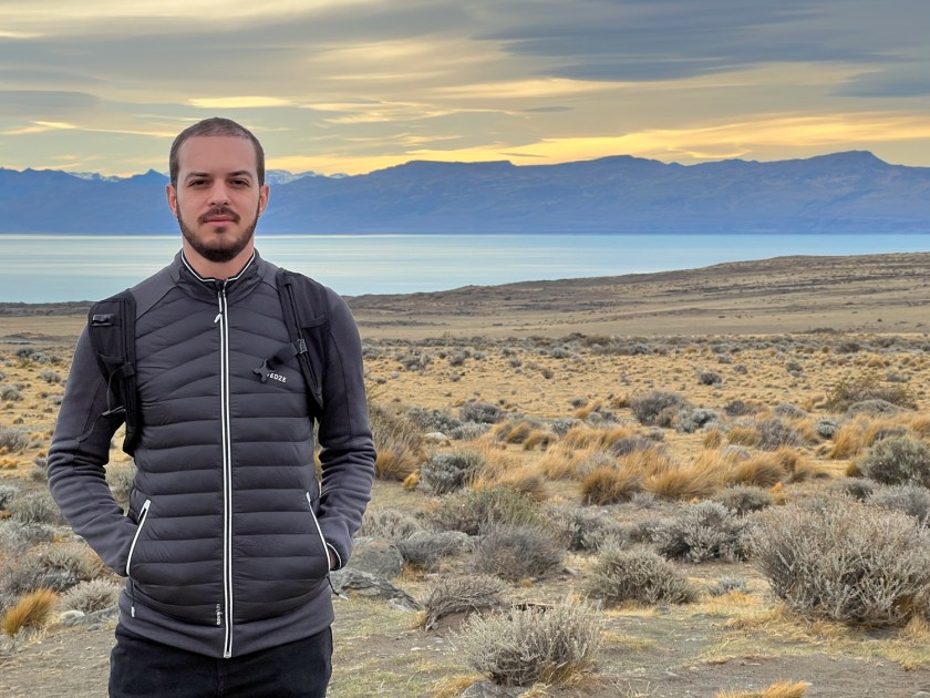 Lago Argentino visto do museu