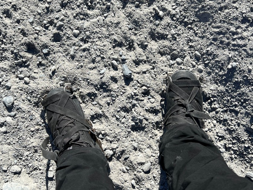 Grampos para trilha no gelo