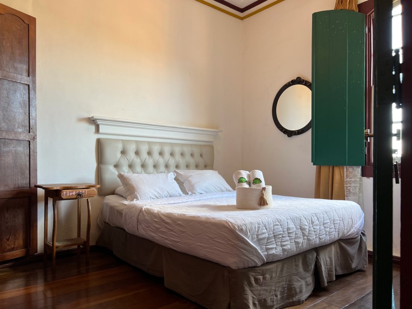 Suíte com vista para a cidade