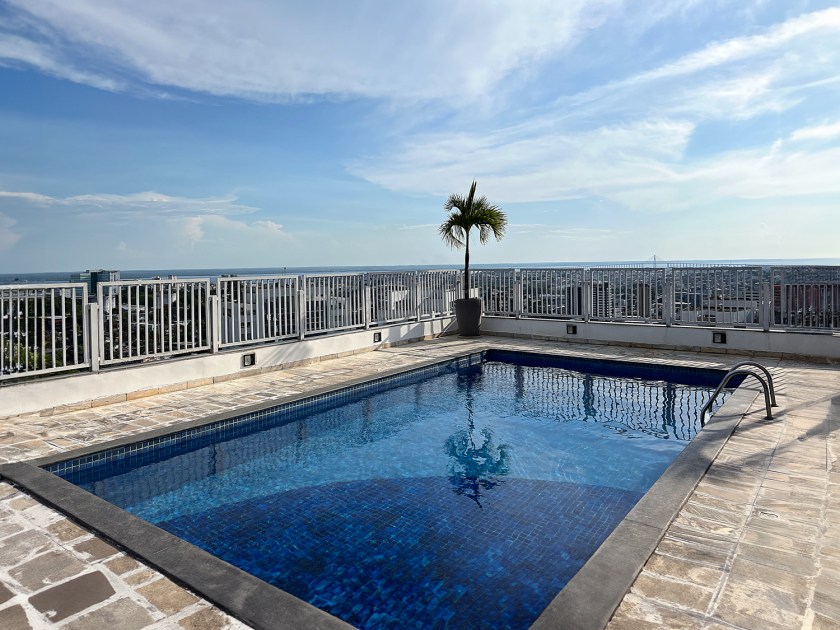 Piscina na cobertura