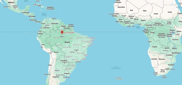 Localização de Presidente Figueiredo no mapa mundi